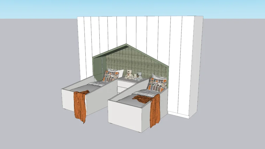 kids bed w/ storage - cama criança c/ arrumação