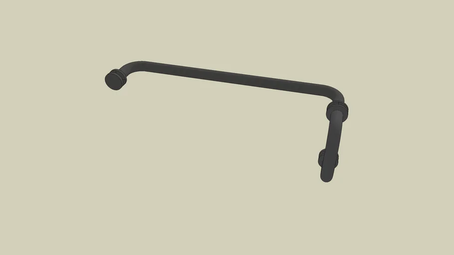CRL 6 inch Handle with 24 IN towel bar