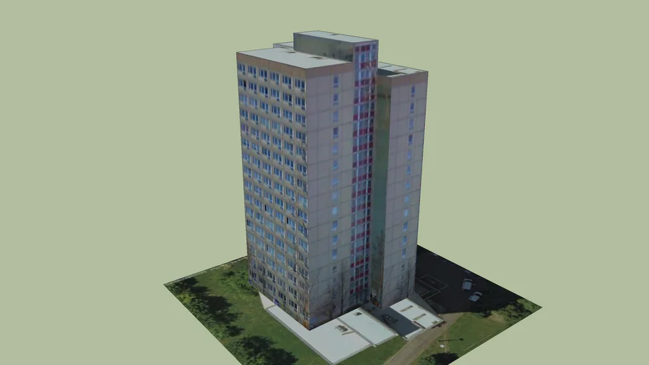 Hochhaus Fritz-Siemon-Strasse in Leipzig Schönefeld