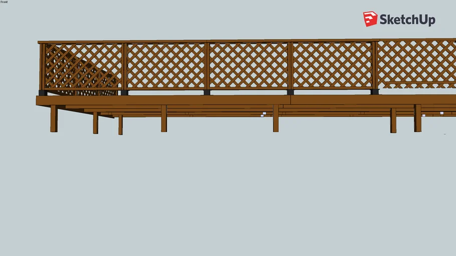 upstairs deck