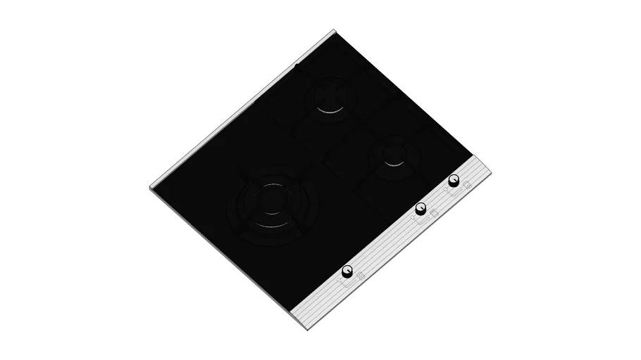 Fogão Cooktop Fischer 3Q Platinium Gás