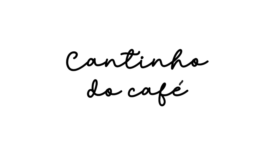 Frase de Parede Cantinho do Café Preto - Loja Casa do Arquiteto