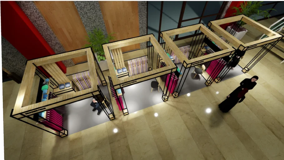 Exhibition Booth Clothing | 3D Warehouse