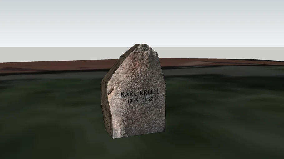 Greifswalder Denkmal zu Ehren des Lehrers Karl Krull