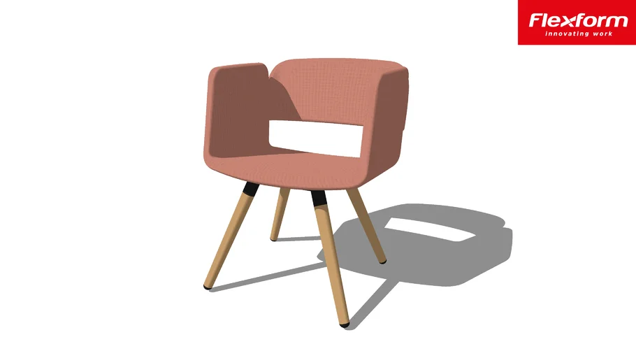 Flexform - Origami - 120.05 - Cadeira Origami