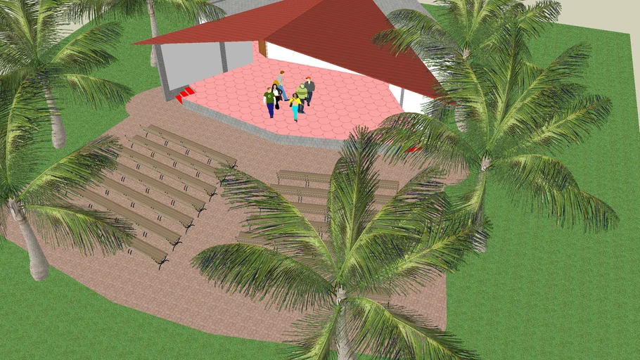 escenario acustica para parque infantil