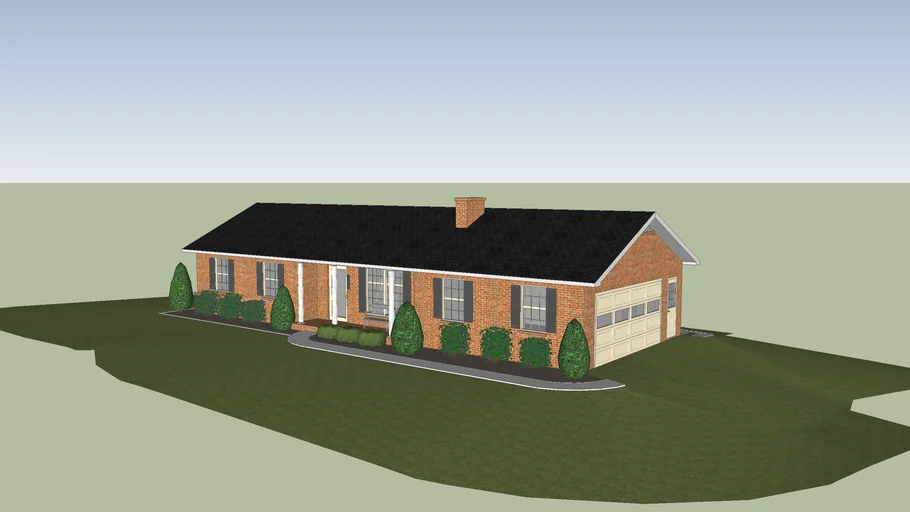 Single Story Ranch-style House