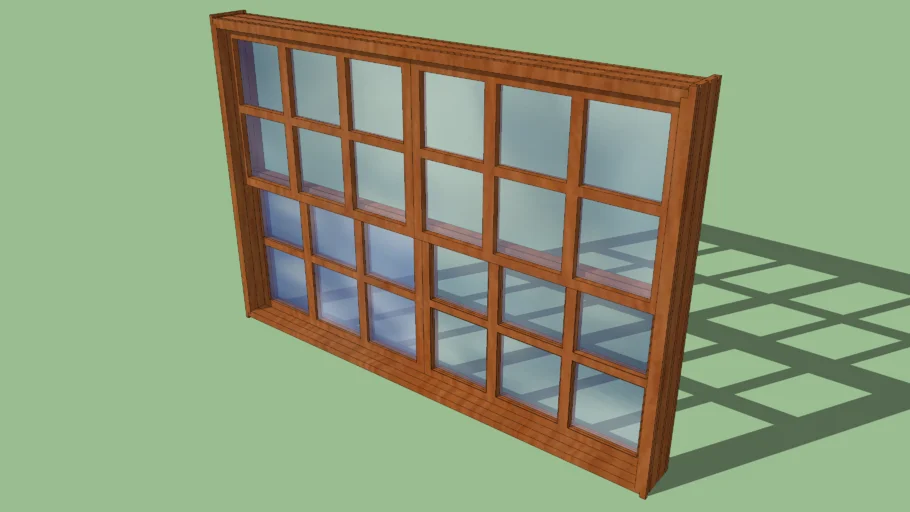 wooden window
