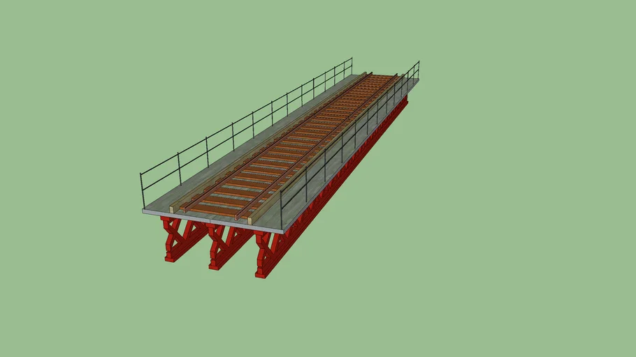 Pont férrovière | 3D Warehouse