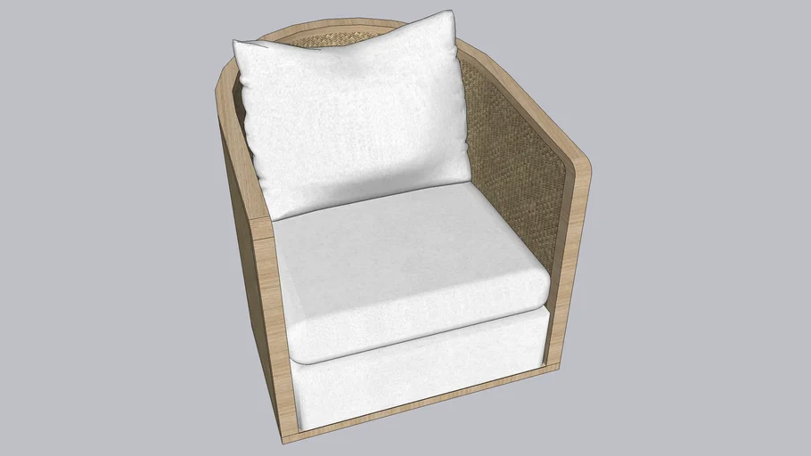 Rattan Swivel Chair