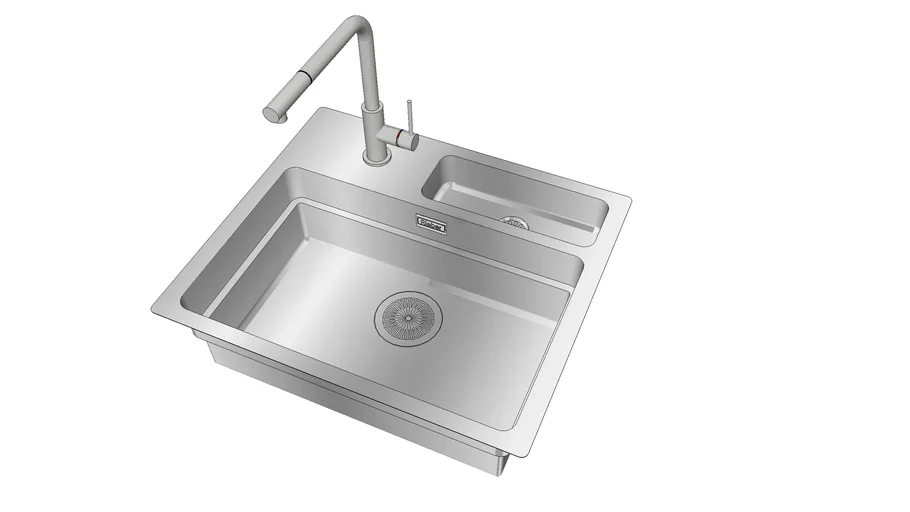 SINK RIEBER WATERSTATION CUBIC 600