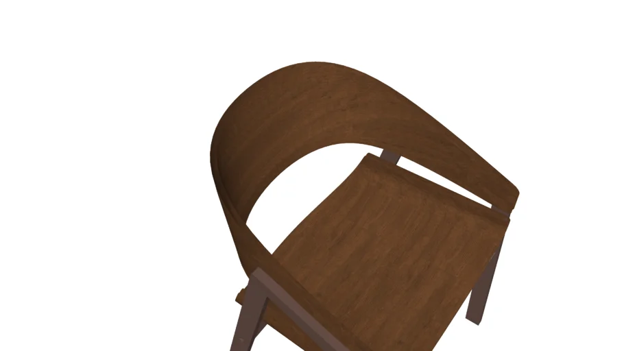 87319 Chair with Armrest Biarritz Brown
