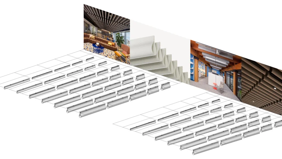 Turf Design DROP Acoustic Ceiling Baffle