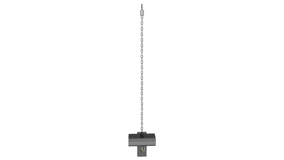 One Ton Chain Motor with Twisted 5/8" Shackle