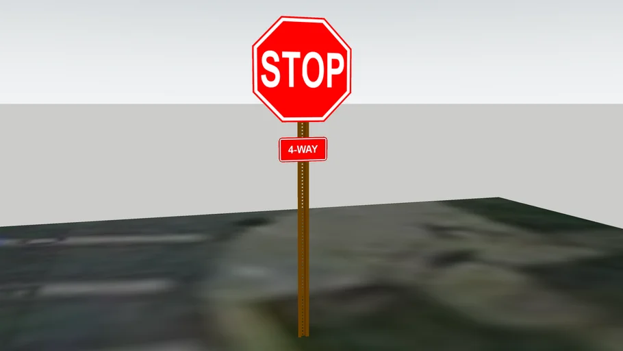 Stop Sign | 3D Warehouse