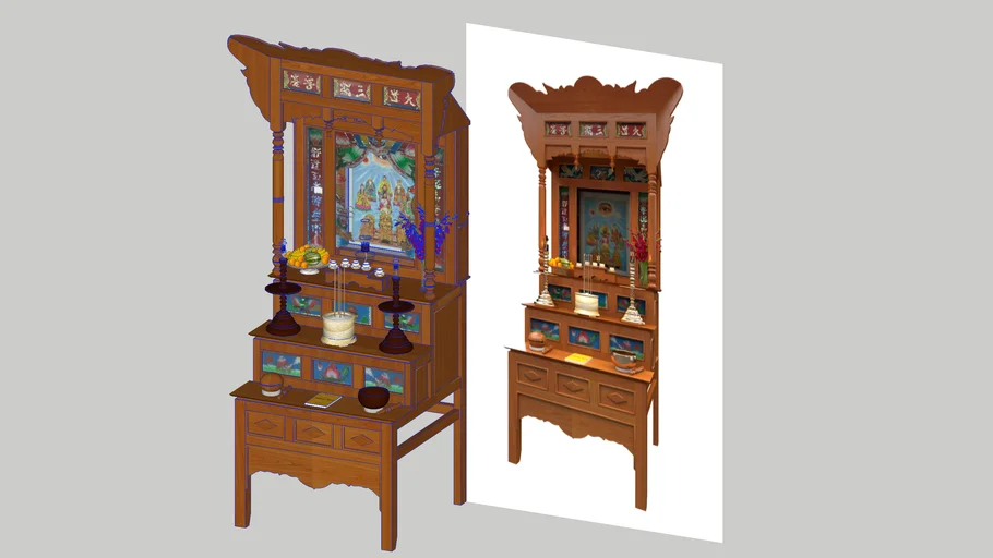 Bàn Thờ Chí Tôn (Khánh Thầy) - Đạo Cao Đài