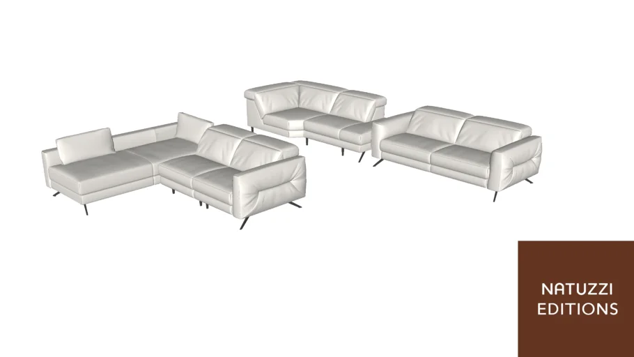 Sofá Patto Modular C220 - Natuzzi Editions