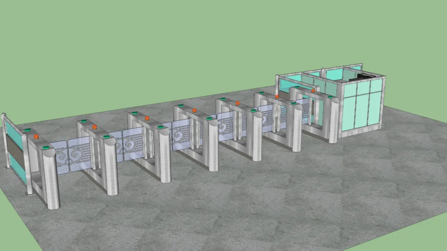 Gate lock | 3D Warehouse