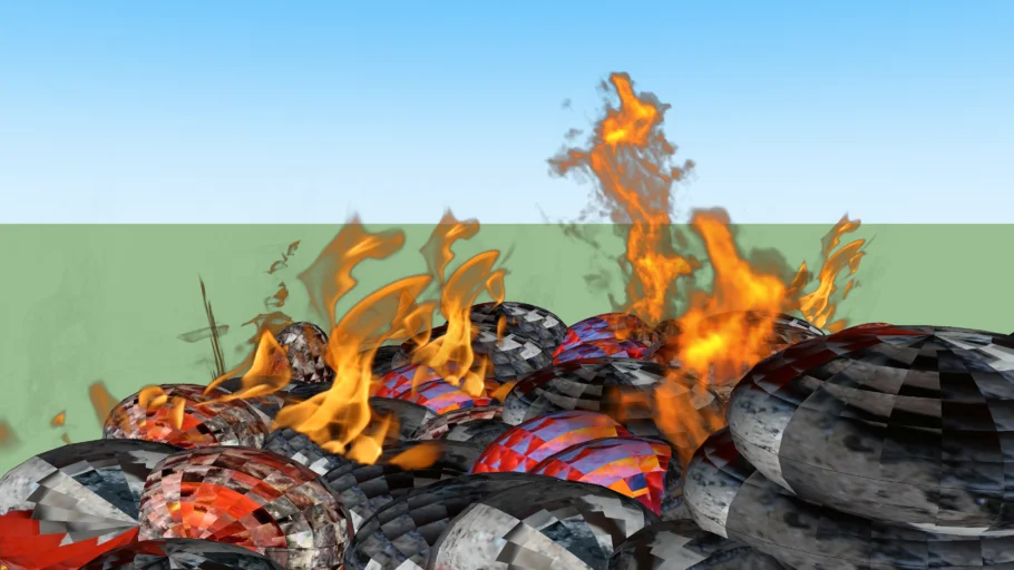 Barbecue coal