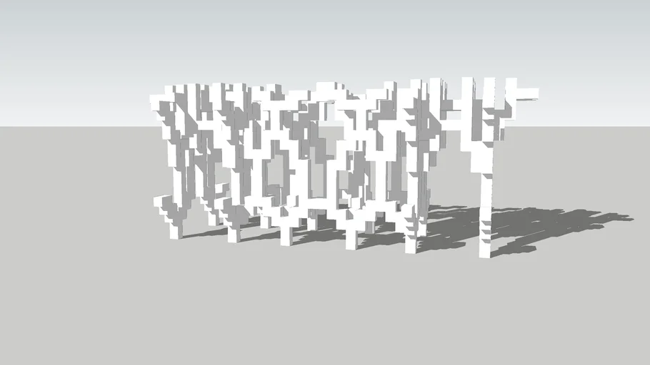 Mincraftian Gothic Column Detail