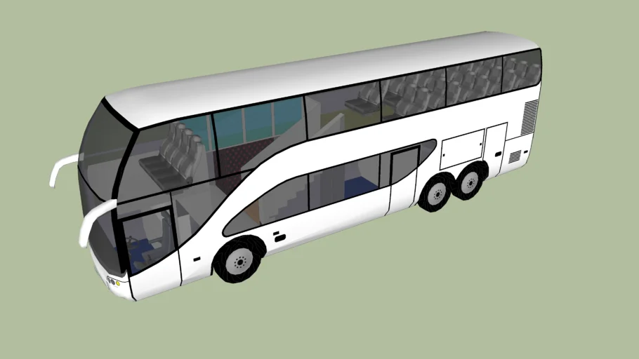 White bus