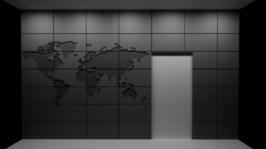 Wall Panel (World Map)