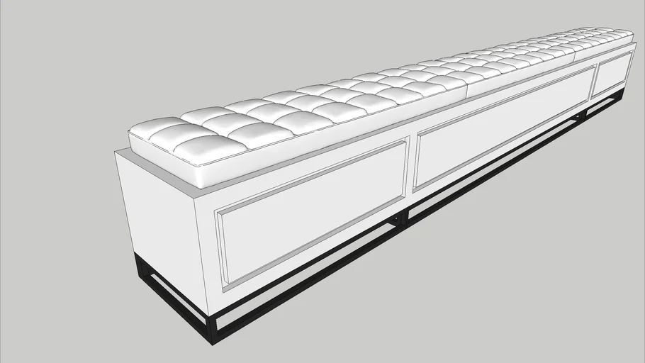Long Bench American Classic Style