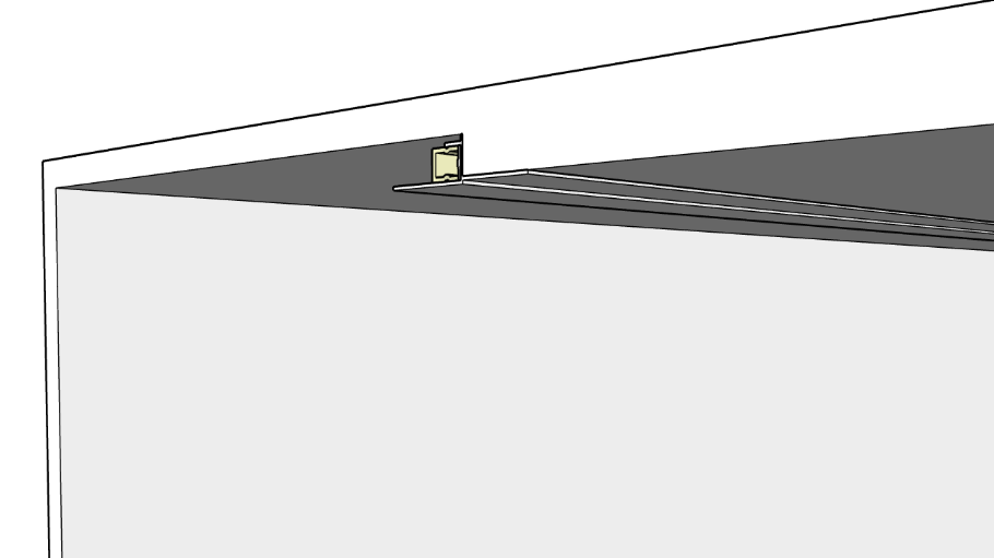 Mini Edge Channel Ceiling or Wall | 3D Warehouse