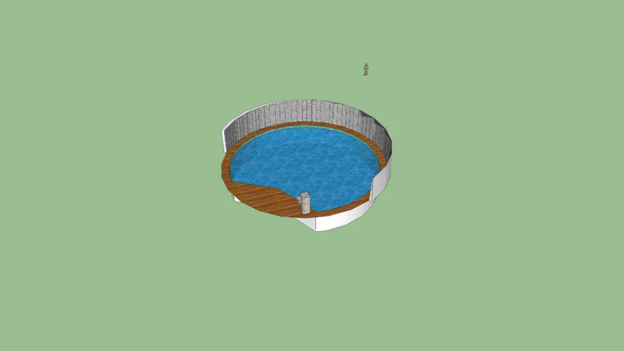 private luxury mega pool | 3D Warehouse