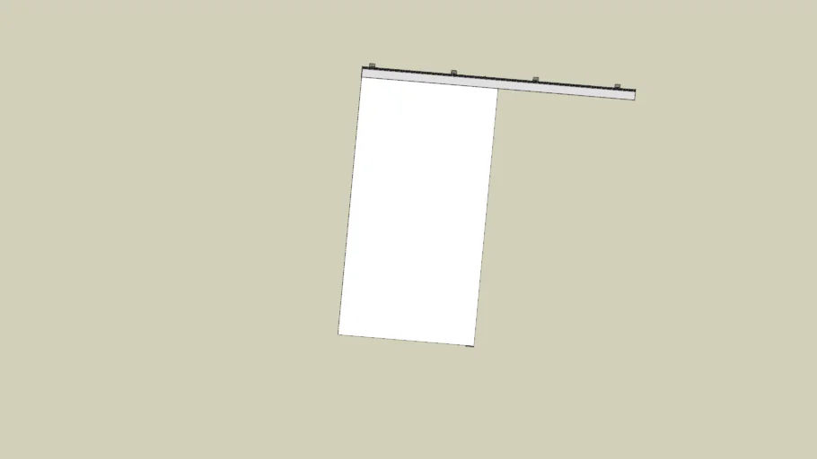Wooden sliding door