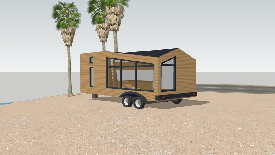 Modern Home Trailer - SketchUp Competition #2