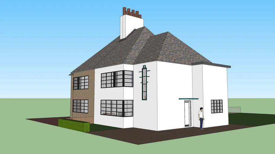 Art Deco Semi Detatched suburban houses