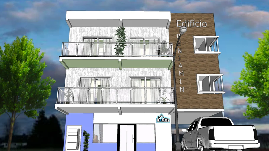 Edificio tres andares