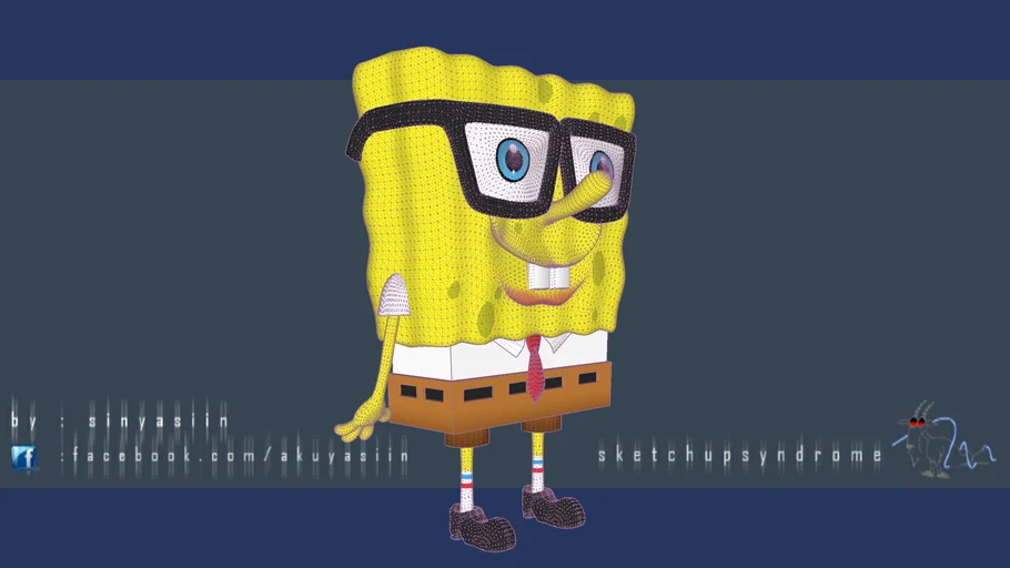 3D spongebob