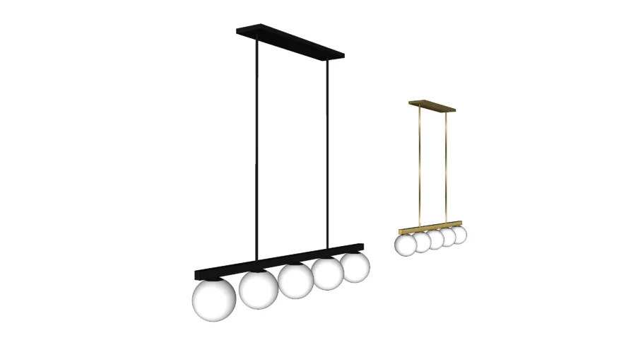 Hayes Linear Chandelier West Elm