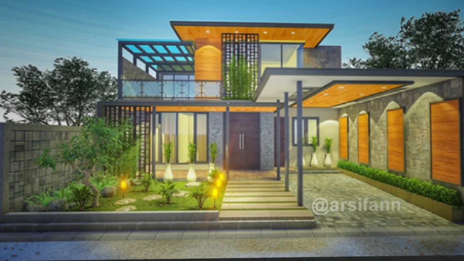 Modern house industrial arsifan