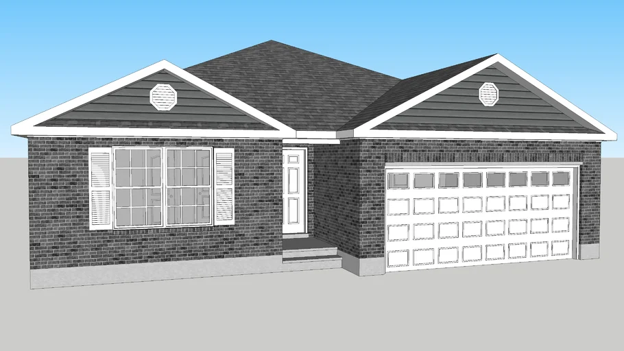 Front gable / Florida L ranch house (Paulwall base)