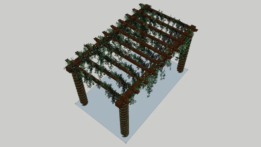 Pergola With Climbers