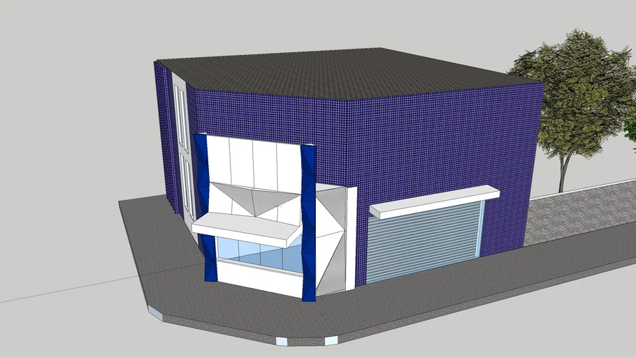 Fachada de ACM 3D