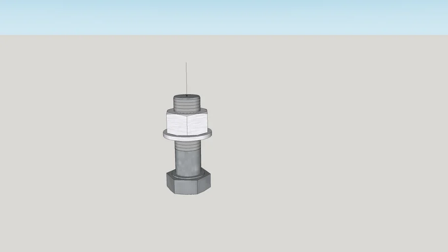 Bolt M20 dynamic: hexagon, cylindrical or countersunk with (lock)nut and (spring)washers