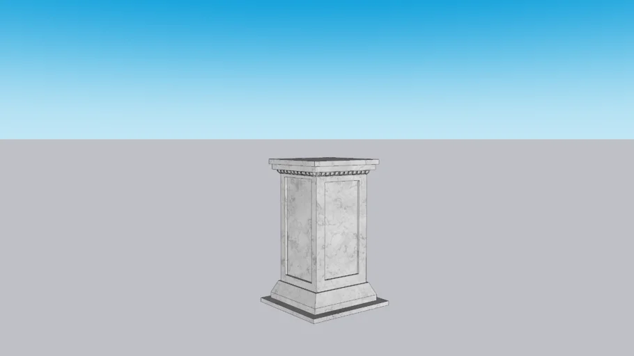 Statue Pedestal Base Diagram LEGO STATUE OF Liberty 3450 Custom