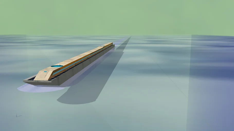 ginourmous jet liner boat