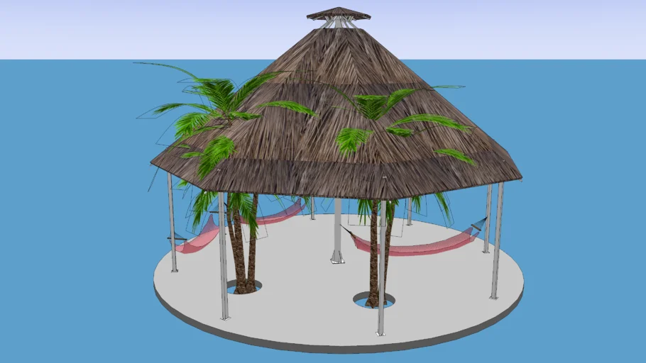 Leaf hut