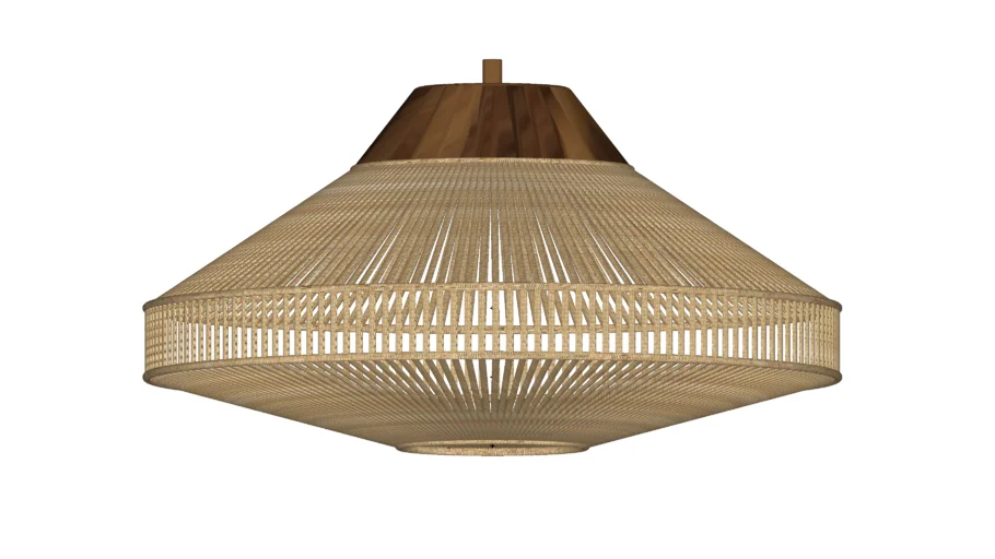 MexLux_LT743 Rattan Lamp Pendant
