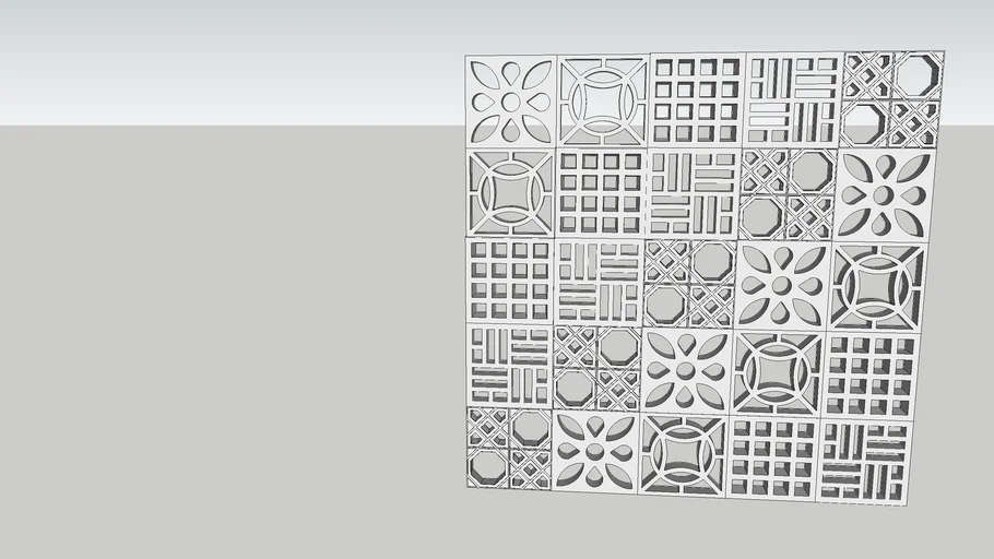 Cobogo de Concreto Mosaico