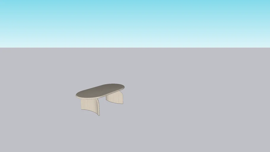 Ada Oval Coffee Table