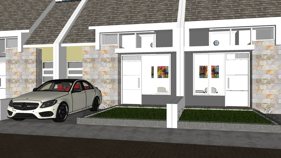 minimalist housing cluster | 3D Warehouse