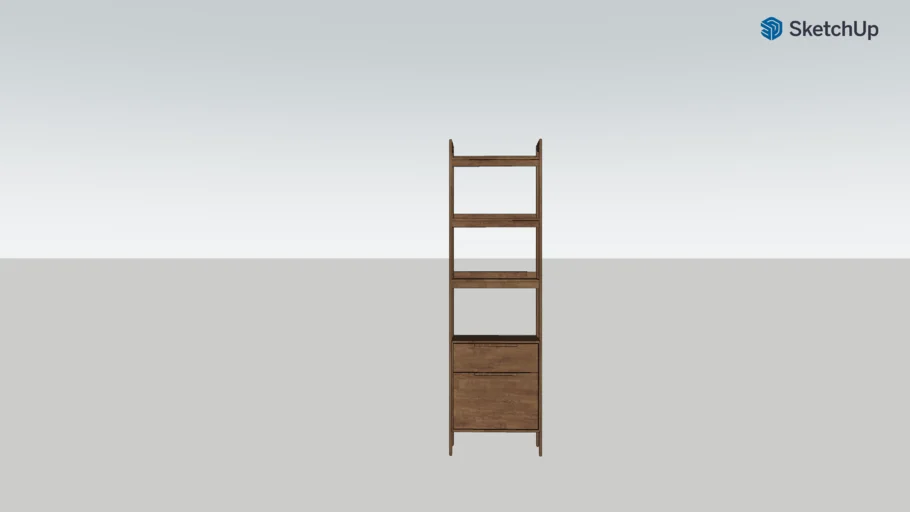 Crate & Barrel - Tate Bookcase File Cabinet - 22"