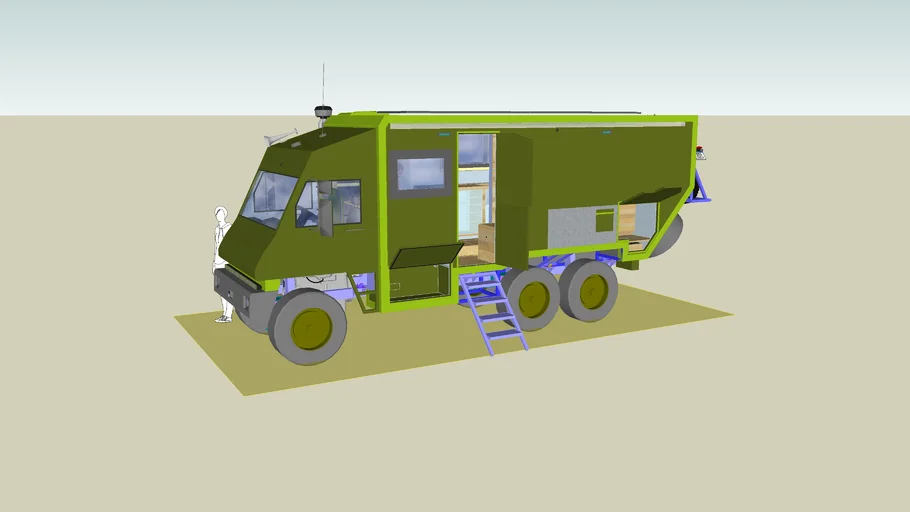 Bucher Mowag Duro 6x6 Expedition Camper