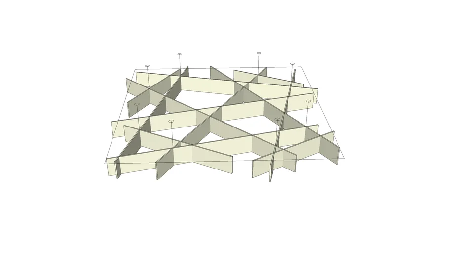 Accustic Ceiling Panel Grid